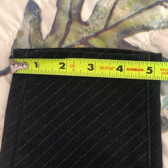 Paige Olga Steel Pinstripe Skinny Jeans size 28 - Picture 12 of 12